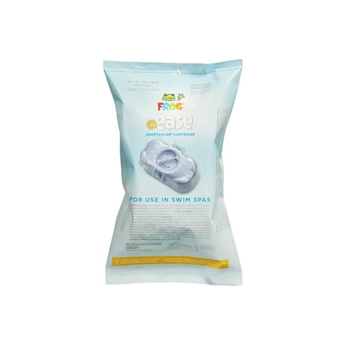 FROG @Ease Sanitizing System for Swim Spas, The Only Complete Sanitizer + 1 SmartChlor Replacement Cartridge & 2 FROG Maintain