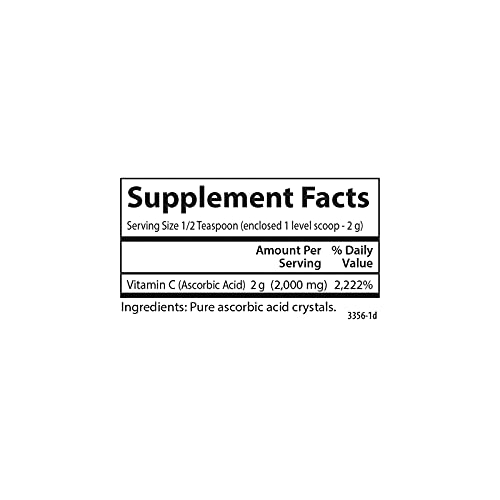 Carlson Labs Non GMO Vitamin C Crystals, 6 Ounce