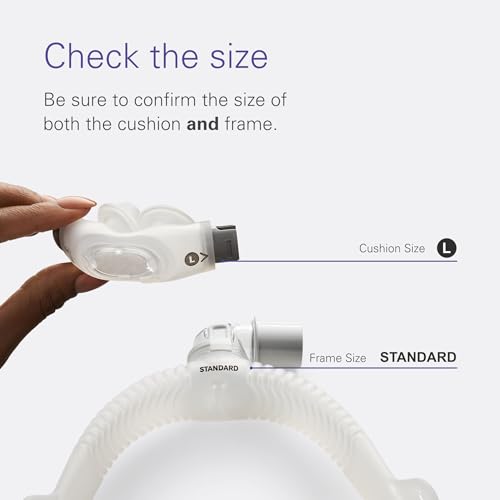 ResMed AirFit P30i Frame System - Replacement CPAP Frame System with Nasal Pillows Cushion - Headgear Not Included - Large