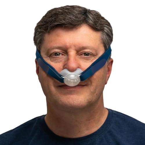 Optipillows Nasal Pillow Mask Kit with Adjustable Expiratory Resistance, Proprietary Valve, Head Strap, and 3 Sizes - Complete Sleep Apnea Solution - (EPAP Mask)