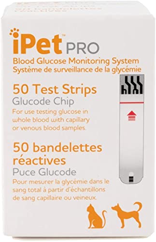 iPet PRO Blood Glucose Test Strips (Blood Glucose 50 ct. Test Strips)