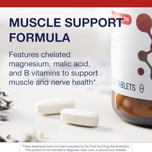Metagenics Fibroplex Vitamin B1 - Support for Soft Tissues* - 600 mg Malic Acid & 150 mg Magnesium - Neuromuscular Health* - Premier Dietary Supplement - 120 Tablets