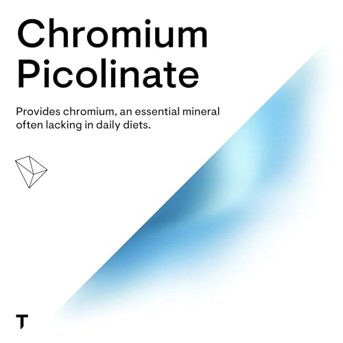 THORNE Chromium Picolinate - Essential Mineral Supplement for Healthy Metabolism Support* - Supports Carbohydrate Cravings* - Dairy, Soy & Gluten-Free - 60 Capsules