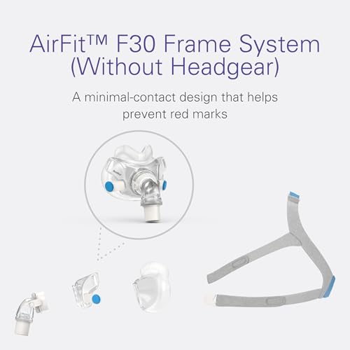 ResMed AirFit F30 Frame System - for Full-Face CPAP Mask Frame System - Replacement CPAP Accessories - Medium