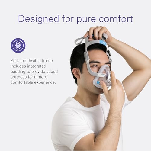 ResMed AirTouch F20 Frame System - Replacement Frame System with Full-Face Mask & Elbow - Premium CPAP Gear - Headgear Not Included - Medium