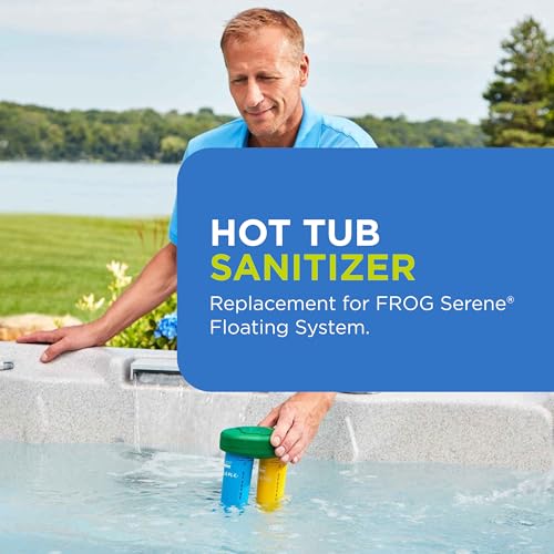 FROG Serene Mineral Replacement Cartridge for Hot Tubs for use with FROG Serene Floating or In-Line Systems, for Spas up to 600 gallons