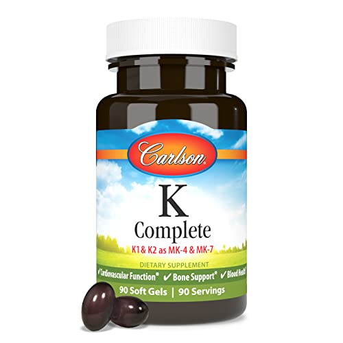 Carlson Labs K Complete Softgels, 90 Count