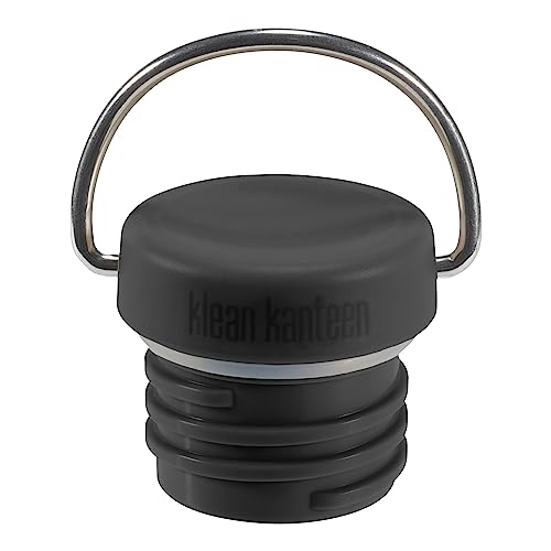 Klean Kanteen Classic Loop Cap - Reusable Bottle Replacement Lid - Premium Water Bottle Accessories - Black