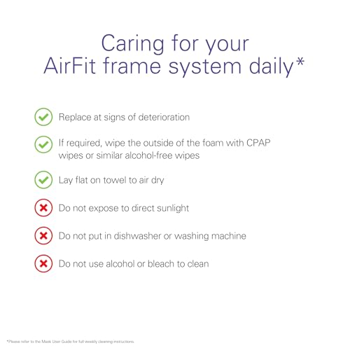 ResMed AirFit F30 Frame System - for Full-Face CPAP Mask Frame System - Replacement CPAP Accessories - Medium