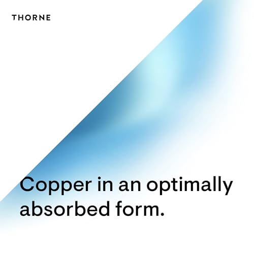 THORNE - Copper Bisglycinate - Well-Absorbed Trace Mineral Supplement - 60 Capsules