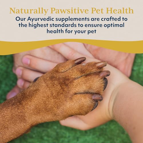 Ayush Herbs Livit-2 Pet Health Supplement, Liver and Gastrointestinal Support, Healthy Skin and Hair, Small or Large Animal, Young or Senior Pet, 90 Tablets