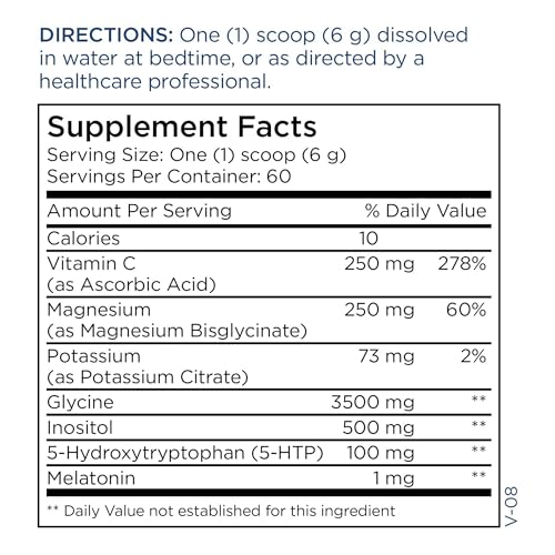 Metabolic Maintenance R.E.M. Maintenance - Magnesium Powder for Sleep, Sugar Free Sleep Melatonin Powder Supplement for Adults, Drink Mix with L-Theanine & Magnesium Citrate - 360g (60 Servings)