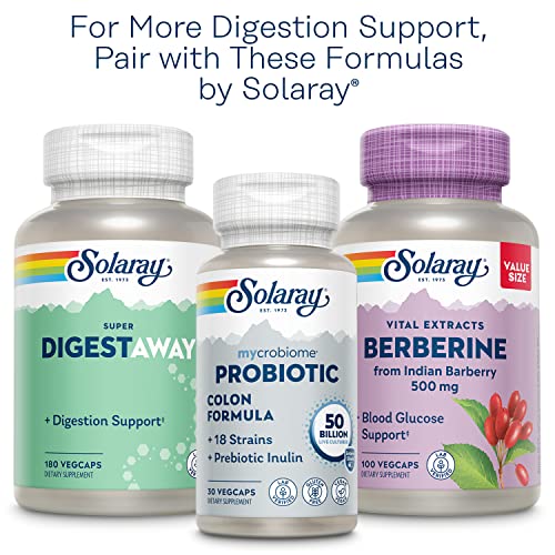 SOLARAY Cool Cayenne Pepper 40,000 HU, Cayenne Pepper Capsules, Digestion Aid, Bio-Cool Process, Lab Verified, 60-Day Money-Back Guarantee, 90 Servings, 180 VegCaps