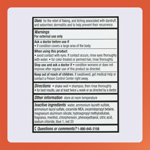 Rugby Selenium Sulfide Anti-Dandruff Shampoo - Blue Formula for Normal Hair - 7 Oz (1 Pack)