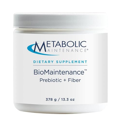 Metabolic Maintenance BioMaintenance Prebiotic + Fiber Powder - Supports Gut Health & Immune Function - Pure, Easy Add-in with No Sweeteners or Fillers (378g / 60 Servings)