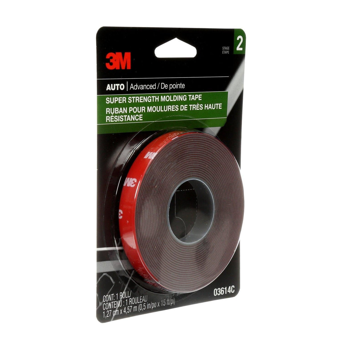 3M Super Strength Molding Tape, 1/2 in x 15 ft | 03614 (2/5)