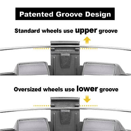 AutoCraft 15" Wheel Cover: 8-Spoke, Chrome, High Impact Plastic, 4 Pack