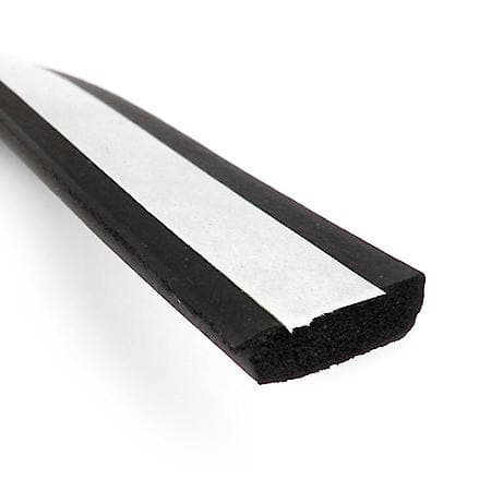 Rectangle Multi Purpose Weatherstrip, 3/4 in. x 3/16 in. 10 ft, Black