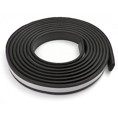 Rectangle Multi Purpose Weatherstrip, 3/4 in. x 3/16 in. 10 ft, Black