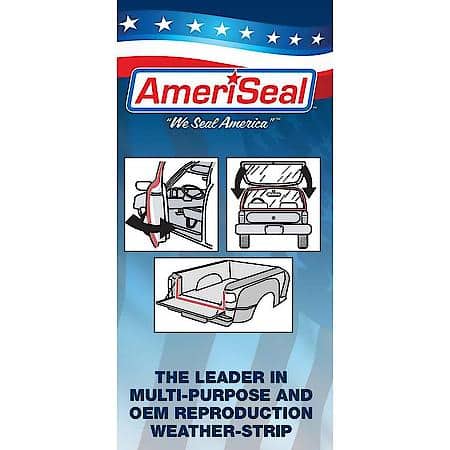 GM S10 Front Door Seal Extended Cab, 1994-2005, Black