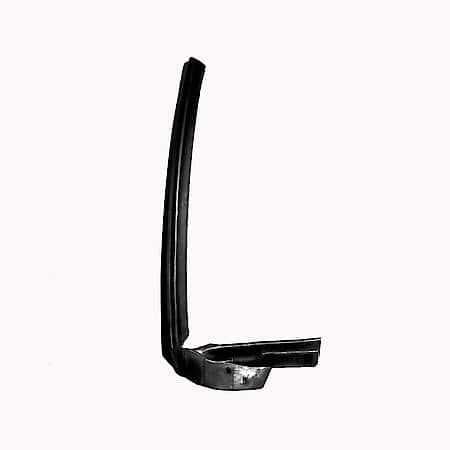 Corvette Coupe Pillar Post Seal w Hinge, 1968-1972, Black