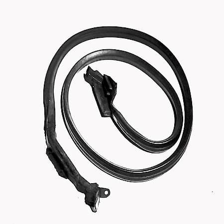 Corvette Convertible Door Weatherstrips Pair, 1969-1975, Black