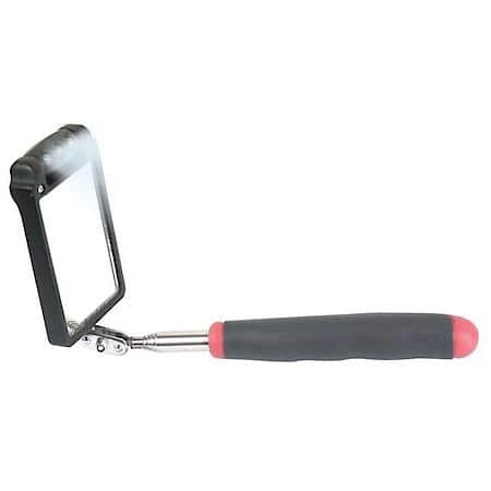Rectangular Insp. Mirror W/ Three Rotating Lights