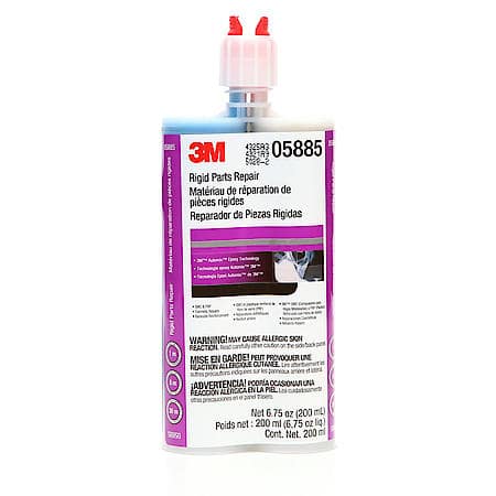 3M Rigid Parts Repair, 05885, 200 mL Cartridge, 6 per case