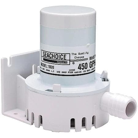 Bilge Pump - 450 Gph - 12 Volt - 3/4" Outlet - 1.5 Amp - Ideal For Pumping Water Out Of Small Boats