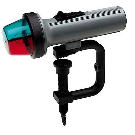Portable Bow Light. Each Light Requires 2 "D" Cell Batteries. Adjustable Clamp