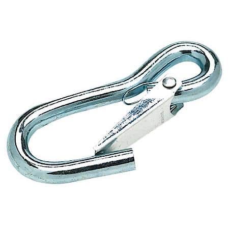 Utility Snap Hook - 4-1/4" - Wire Formed Zinc Plated Steel - 1000 Lb Break Strength