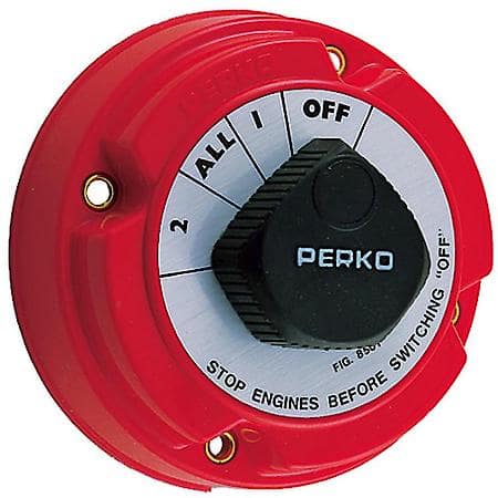 Hd Battery Selector Switch - For Use With 2 Battery Systems - 360 Amp Start, 250 Amps Continuous