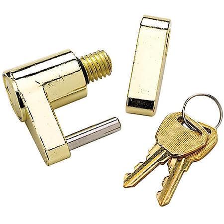 Trailer Coupler Lock - Designed To Fit In Padlock Hole Of Trailer Coupler - Closed Position: 1-5/8"
