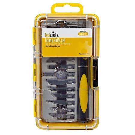 HOBBY KNIFE SET 15 PC TLWRK