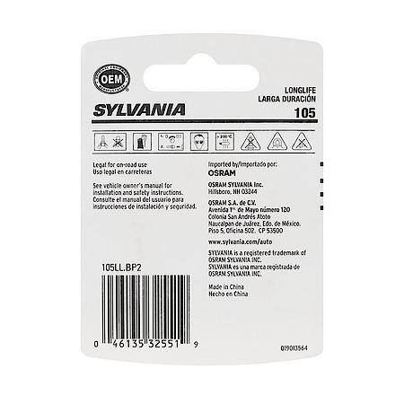 105 Long Life: Mini Bulb, Standard Performance, 2 Pack