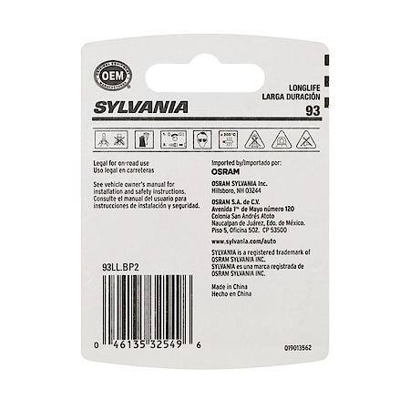 93 Long Life: Mini Bulb, Standard Performance, 2 Pack