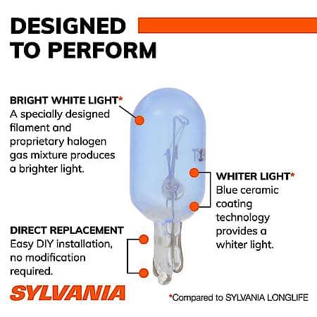 194 SilverStar: Mini Bulb, High Performance, 2 Pack