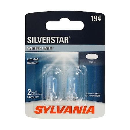 194 SilverStar: Mini Bulb, High Performance, 2 Pack