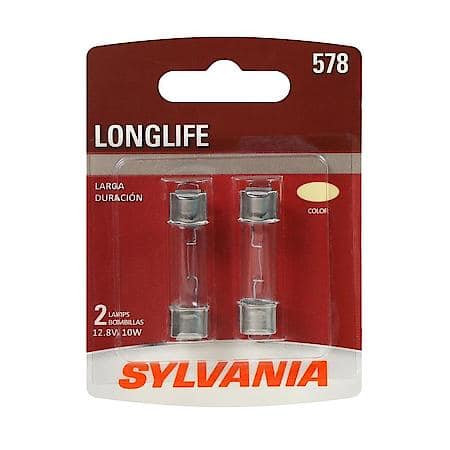578 Long Life: Mini Bulb, Standard Performance, 2 Pack