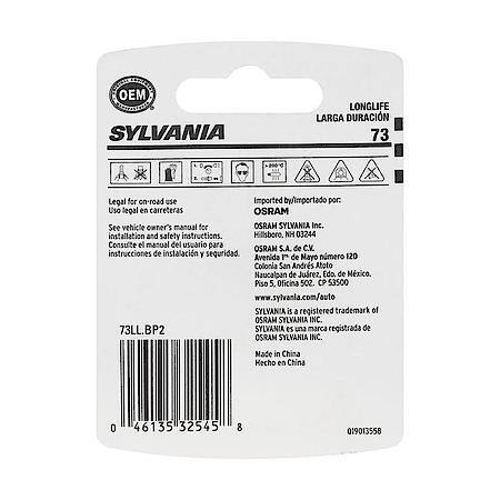 73 Long Life: Mini Bulb, Standard Performance, 2 Pack