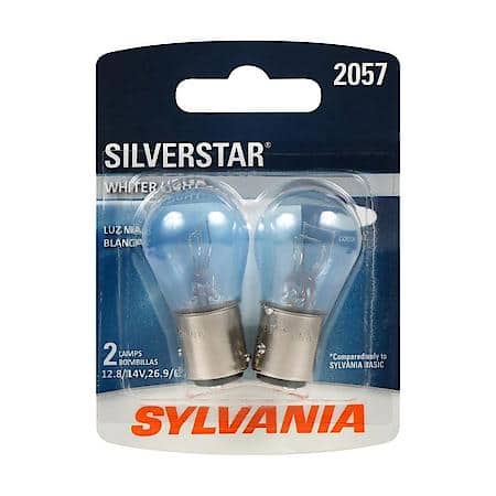 2057 SilverStar: Mini Bulb, High Performance, 2 Pack