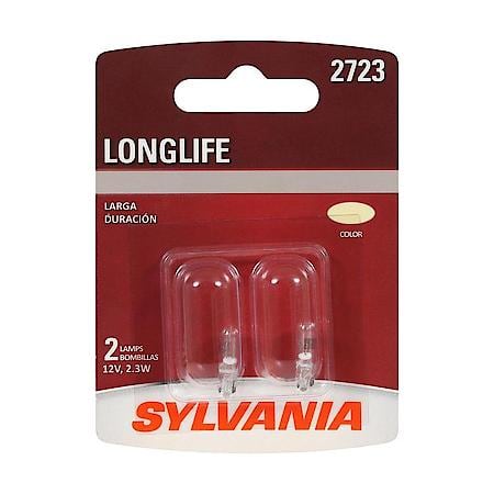 2723 Long Life: Mini Bulb, Standard Performance, 2 Pack