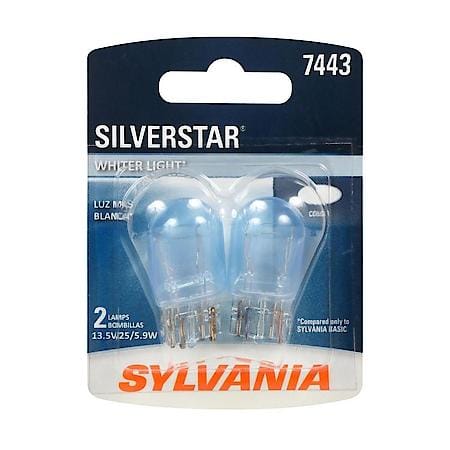 7443 SilverStar: Mini Bulb, High Performance, 2 Pack