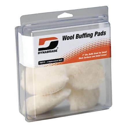 3 Synthetic Wool Pads Four In Clear Pkg.