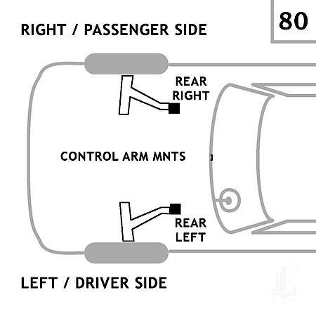 Control Arm Bushing Motor Mount: Left, Right, 1 Piece
