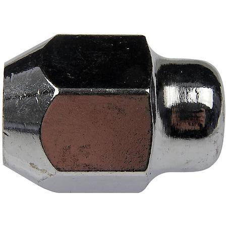 Wheel Lug Nut: M12-1.50 Thread, Conical 60, Acorn, 31.5 mm Length, Chrome, 1 Pack