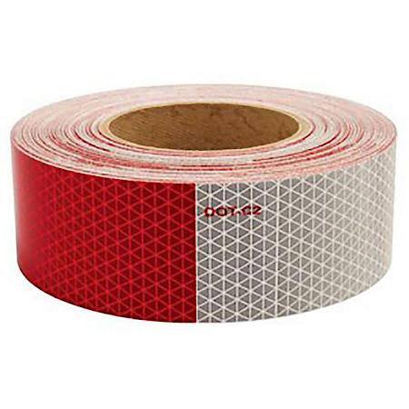 Reflective tape kit, four 18" strips of red/silver self-adh conspicuity tape