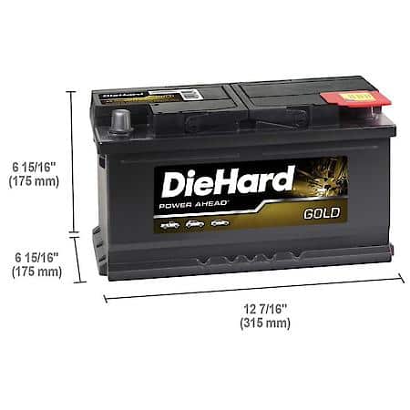 Battery : T7 Group Size, 720 CCA, 900 CA, 80 Amp Hour Capacity