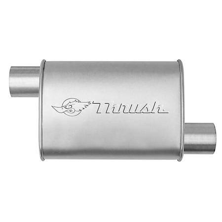 Muffler Mellow Performance Tone Inlet 3 Pipe Connection Offset Outlet 3 Offset