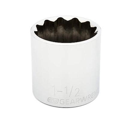 1/2" Drive 12 Point Standard Sae Socket 1-1/2"